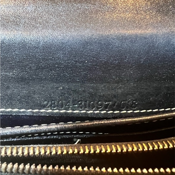 100% authentic vintage FENDI zucchino Long wallet purse navy Authentic - Picture 6 of 6